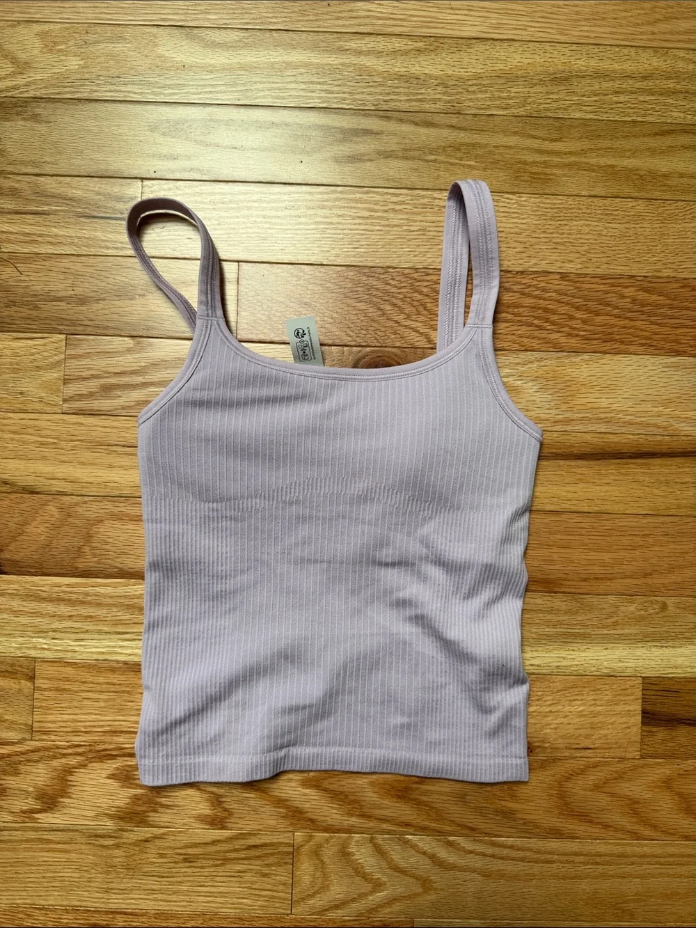 lululemon athletica Ribbed Scoop Crop Tank in Lavender